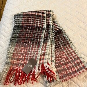 J. Jill Multicolor Plaid Scarf or wrap. NWT